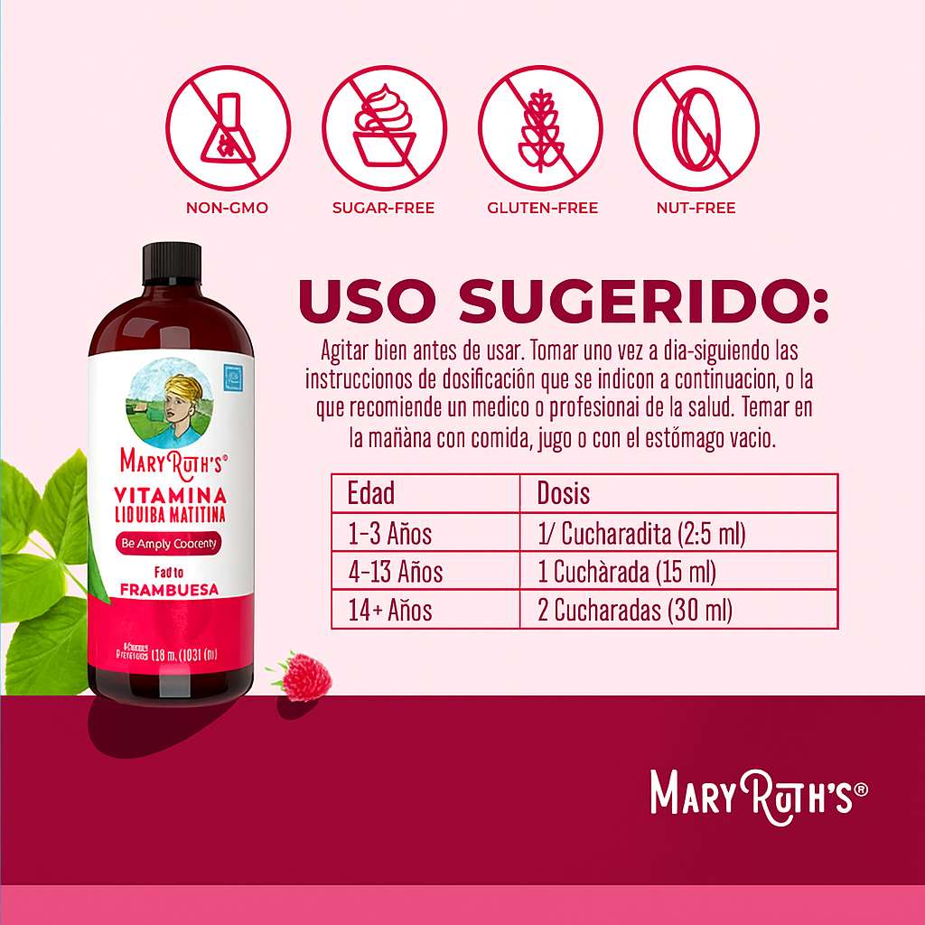 Energia y Vitalidad-Mary Ruths Frambuesa™